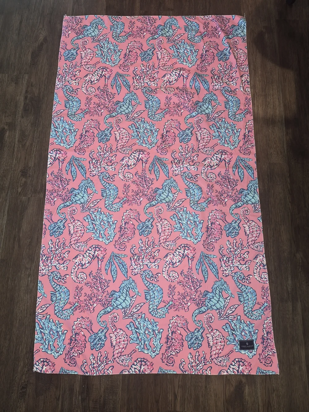 Simply Southern microfiber Beach Towel SEAHORSE